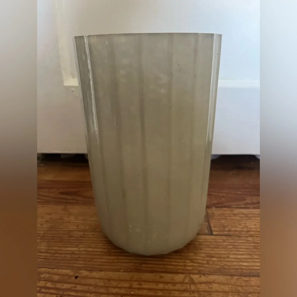 Crate & Barrel Hurricane Glass Candle Holder